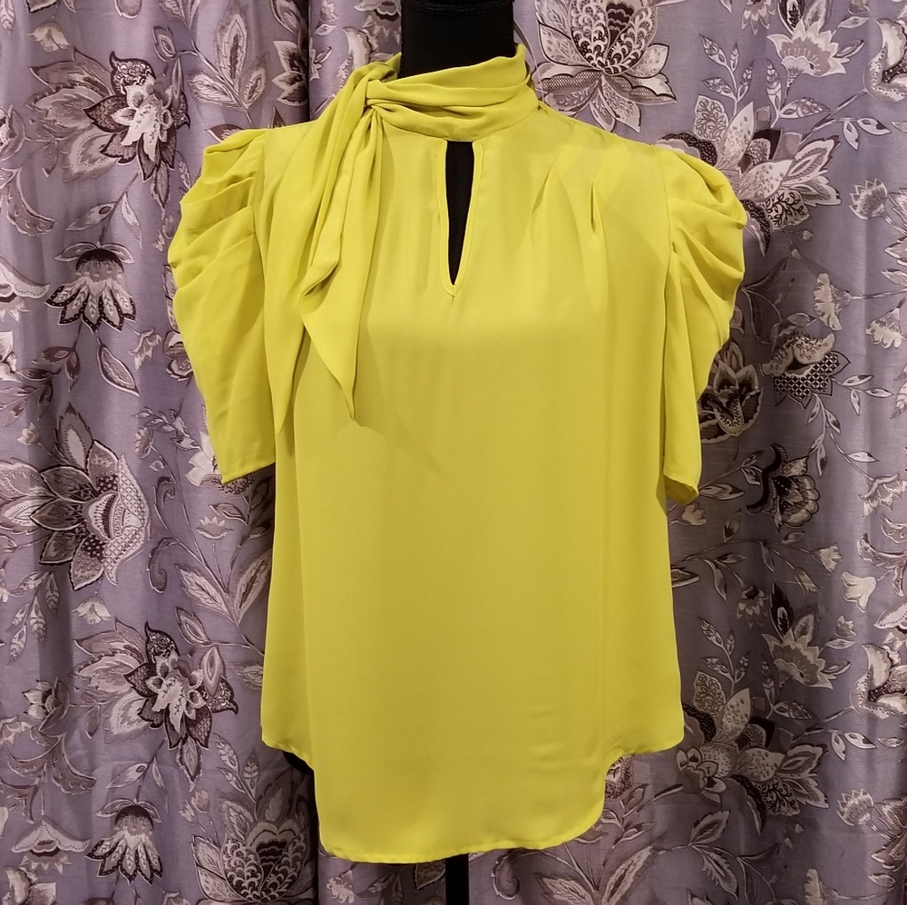 New York & Company Yellow Blouse NWT